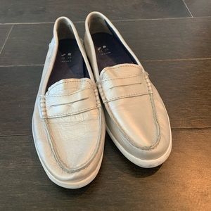 Cole Haan Silver Loafers